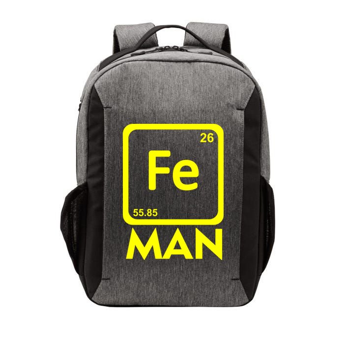 Iron Science Funny Chemistry Fe Periodic Table  Vector Backpack