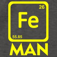 Iron Science Funny Chemistry Fe Periodic Table  Vector Backpack