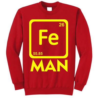 Iron Science Funny Chemistry Fe Periodic Table  Sweatshirt