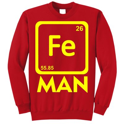 Iron Science Funny Chemistry Fe Periodic Table  Sweatshirt