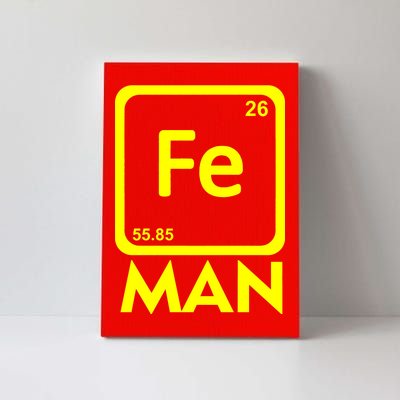 Iron Science Funny Chemistry Fe Periodic Table  Canvas