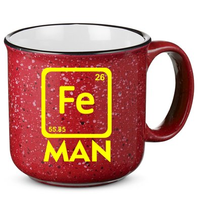 Iron Science Funny Chemistry Fe Periodic Table  15oz Campfire Ceramic Mug