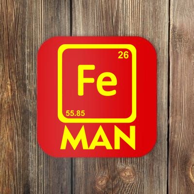 Iron Science Funny Chemistry Fe Periodic Table  Coaster