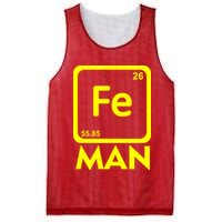 Iron Science Funny Chemistry Fe Periodic Table  Mesh Reversible Basketball Jersey Tank