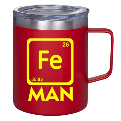 Iron Science Funny Chemistry Fe Periodic Table  12oz Stainless Steel Coffee Mug