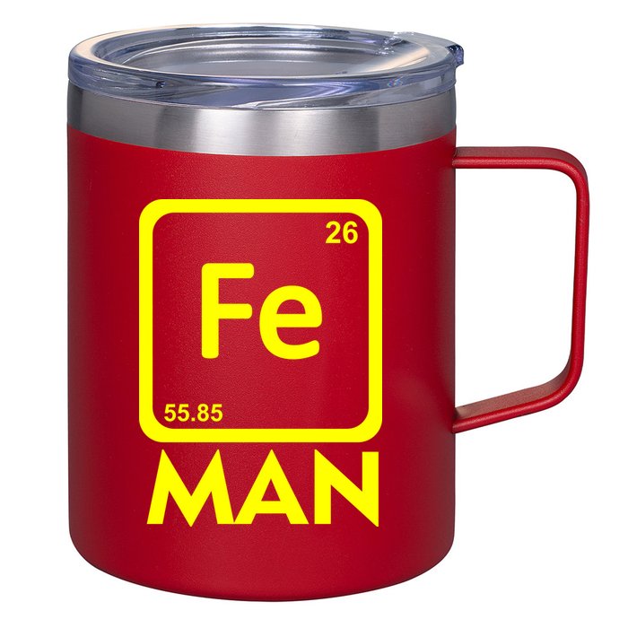 Iron Science Funny Chemistry Fe Periodic Table  12oz Stainless Steel Coffee Mug