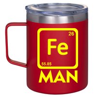 Iron Science Funny Chemistry Fe Periodic Table  12oz Stainless Steel Coffee Mug