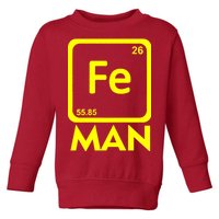 Iron Science Funny Chemistry Fe Periodic Table  Toddler Sweatshirt