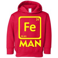 Iron Science Funny Chemistry Fe Periodic Table  Toddler Hoodie