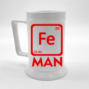 Iron Science Funny Chemistry Fe Periodic Table  Beer Stein