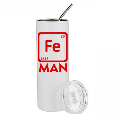 Iron Science Funny Chemistry Fe Periodic Table  Stainless Steel Tumbler