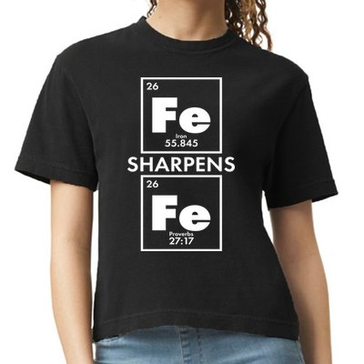 IRON Sharpens IRON Proverbs 27:17 Comfort Colors Boxy T-Shirt