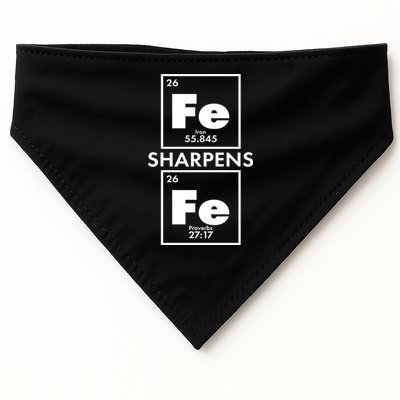 IRON Sharpens IRON Proverbs 27:17 USA-Made Doggie Bandana