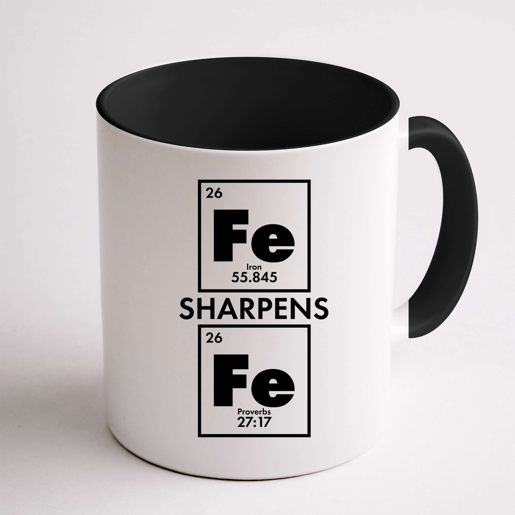 IRON Sharpens IRON Proverbs 27:17 Mug