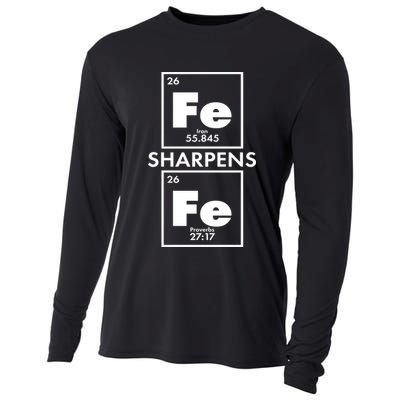 IRON Sharpens IRON Proverbs 27:17 Cooling Performance Long Sleeve Crew
