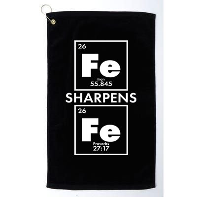IRON Sharpens IRON Proverbs 27:17 Golf Towel