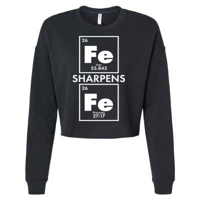 IRON Sharpens IRON Proverbs 27:17 Cropped Pullover Crew