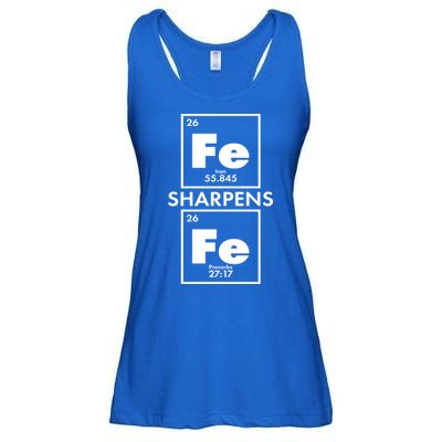IRON Sharpens IRON Proverbs 27:17 Ladies Essential Flowy Tank