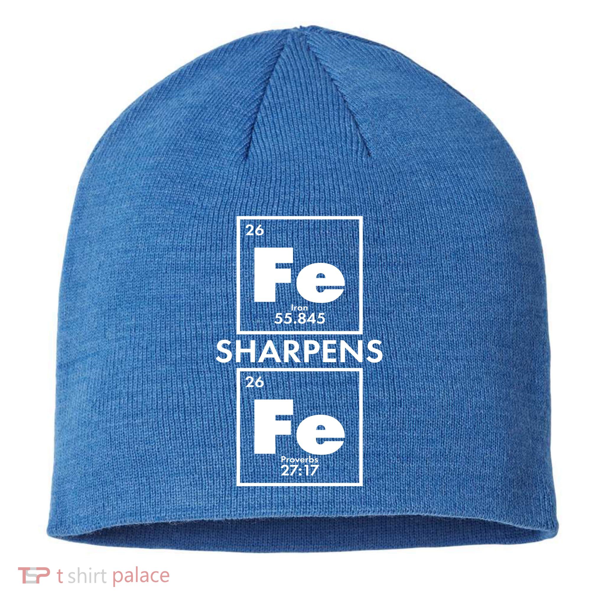 IRON Sharpens IRON Proverbs 27:17 Sustainable Beanie