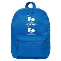 IRON Sharpens IRON Proverbs 27:17 16 in Basic Backpack