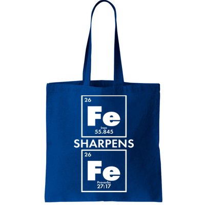 IRON Sharpens IRON Proverbs 27:17 Bag
