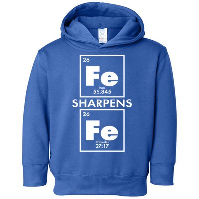 IRON Sharpens IRON Proverbs 27:17 Toddler Hoodie