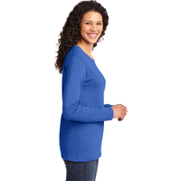 IRON Sharpens IRON Proverbs 27:17 Ladies Long Sleeve Shirt