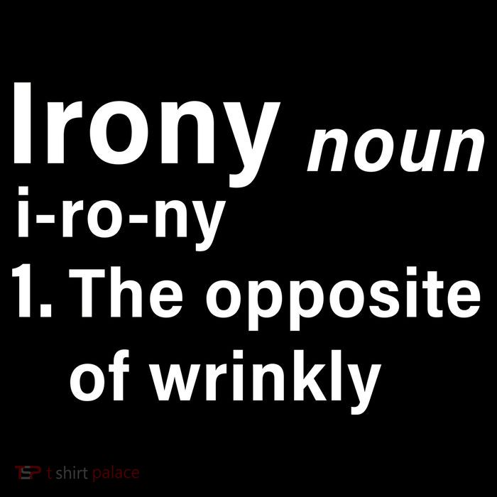 Irony Definition The Opposite Of Wrinkly Cooling Performance Long Sleeve Crew