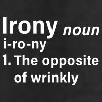 Irony Definition The Opposite Of Wrinkly Microfiber Hand Towel