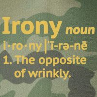 Irony Funny Definition Opposite Of Wrinkly  Legacy Tie Dye Trucker Hat