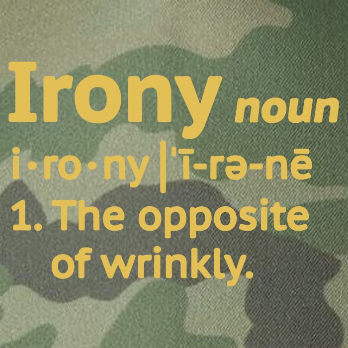 Irony Funny Definition Opposite Of Wrinkly  Legacy Tie Dye Trucker Hat