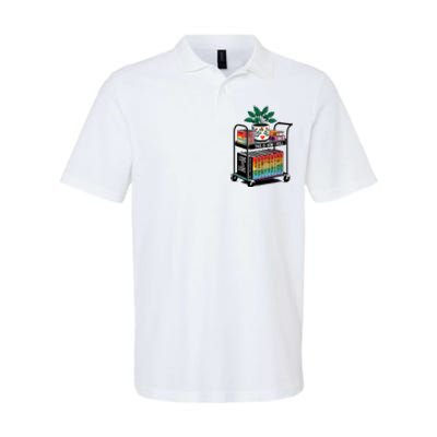 I Roll Pride Lgbtqia Library Softstyle Adult Sport Polo