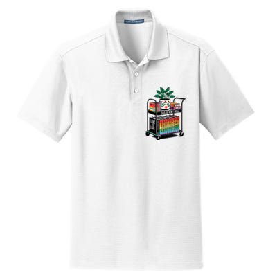 I Roll Pride Lgbtqia Library Dry Zone Grid Polo