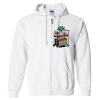 I Roll Pride Lgbtqia Library Full Zip Hoodie