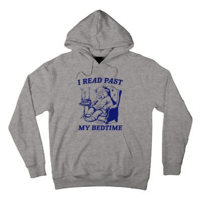 I Read Past My Bedtime Retro Tall Hoodie