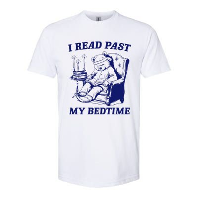 I Read Past My Bedtime Retro Softstyle CVC T-Shirt