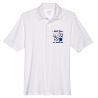 I Read Past My Bedtime Retro Men's Origin Performance Pique Polo