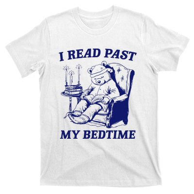 I Read Past My Bedtime Retro T-Shirt