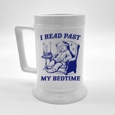 I Read Past My Bedtime Retro Beer Stein