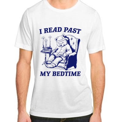 I Read Past My Bedtime Retro Adult ChromaSoft Performance T-Shirt