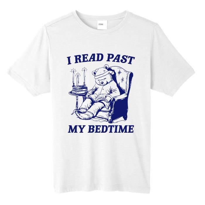 I Read Past My Bedtime Retro Tall Fusion ChromaSoft Performance T-Shirt