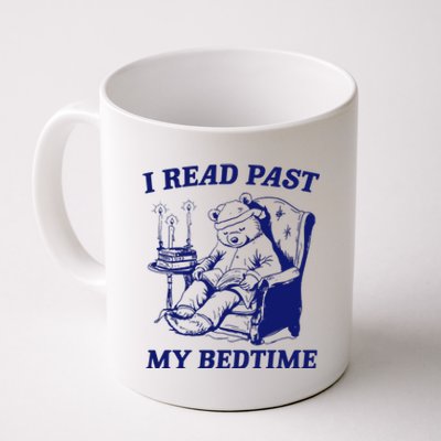 I Read Past My Bedtime Retro Coffee Mug