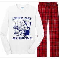 I Read Past My Bedtime Retro Long Sleeve Pajama Set