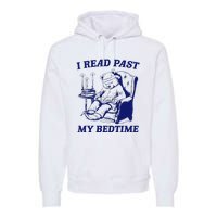 I Read Past My Bedtime Retro Premium Hoodie