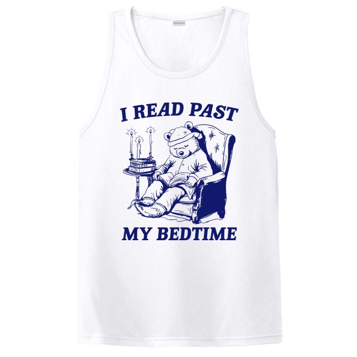 I Read Past My Bedtime Retro PosiCharge Competitor Tank