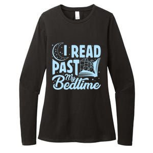 I Read Past My Bedtime Reading Book Lover Funny Bookworm Cute Gift Womens CVC Long Sleeve Shirt