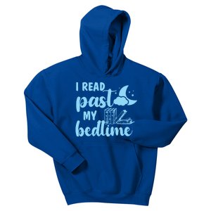 I Read Past My Bedtime Reading Book Lover Funny Bookworm Cute Gift Kids Hoodie