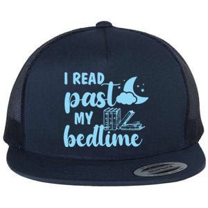 I Read Past My Bedtime Reading Book Lover Funny Bookworm Cute Gift Flat Bill Trucker Hat