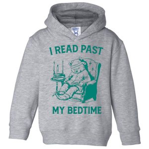 I Read Past My Bedtime Retro Toddler Hoodie