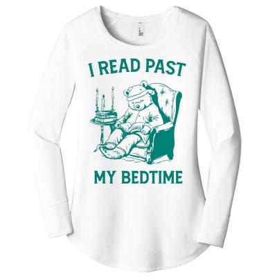 I Read Past My Bedtime Retro Women's Perfect Tri Tunic Long Sleeve Shirt